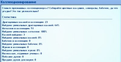 Коллекционирование в Симс 3 и дополнениях: драгоценные камни, металлы, метеориты